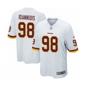 Men's Nike Washington Redskins #98 Matt Ioannidis Game White NFL Jersey