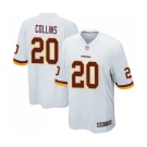 Men's Washington Redskins #20 Landon Collins Game White Football Jersey