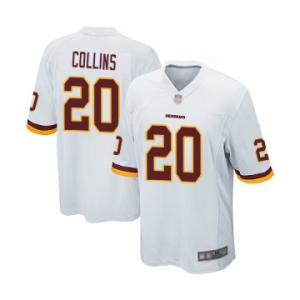 Men's Washington Redskins #20 Landon Collins Game White Football Jersey