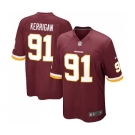 Men's Washington Redskins #91 Ryan Kerrigan Game Burgundy Red Team Color Football Jersey