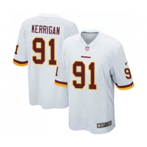 Men's Washington Redskins #91 Ryan Kerrigan Game White Football Jersey