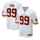 Men's Washington Redskins #99 Chase Young Game White 2020 New Football Jersey