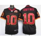 nike nfl jerseys washington redskins #10 griffiniii black [game 80th patch]