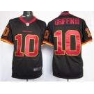 nike nfl jerseys washington redskins #10 griffiniii black [game]