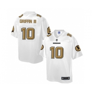 nike nfl jerseys washington redskins #10 robert griffin iii Pro Line White[game]