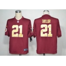 nike nfl jerseys washington redskins #21 fred taylor red[game yellow number]