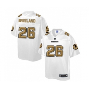 nike nfl jerseys washington redskins #26 breeland Pro Line White[game]