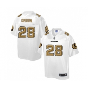 nike nfl jerseys washington redskins #28 green Pro Line White[game]