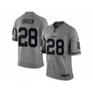 nike nfl jerseys washington redskins #28 green gray[game]