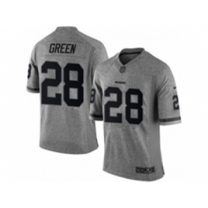 nike nfl jerseys washington redskins #28 green gray[game]