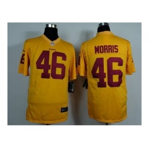 nike nfl jerseys washington redskins #46 morris yellow[game]