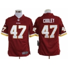 nike nfl jerseys washington redskins #47 cooley red[game]