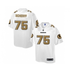 nike nfl jerseys washington redskins #75 brandon scherff Pro Line White[game]