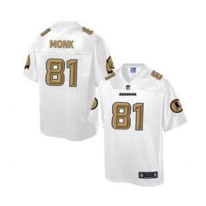 nike nfl jerseys washington redskins #81 monk Pro Line White[game]