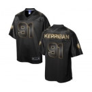 nike nfl jerseys washington redskins #91 kerrigan black gold collection[game]