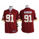 nike nfl jerseys washington redskins #91 kerrigan red[game]