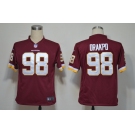 nike nfl jerseys washington redskins #98 brian orakpo red[game]