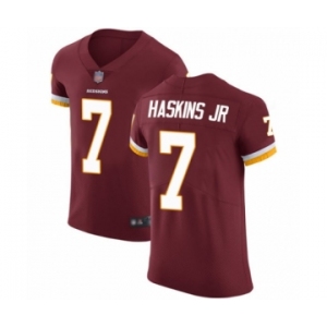 Men Washington Redskins #7 Dwayne Haskins Burgundy Red Team Color Vapor Untouchable Elite Player Football Jersey