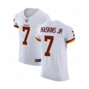 Men Washington Redskins #7 Dwayne Haskins White Vapor Untouchable Elite Player Football Jersey
