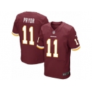 Men's Nike Washington Redskins #11 Terrelle Pryor Elite Burgundy Red Team Color NFL Jersey