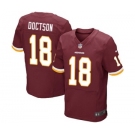 Men's Nike Washington Redskins #18 Josh Doctson Elite Burgundy Red Team Color NFL Jersey