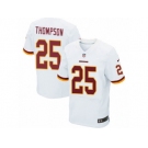 Men's Nike Washington Redskins #25 Chris Thompson Elite White NFL Jersey