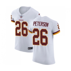 Men's Nike Washington Redskins #26 Adrian Peterson White Vapor Untouchable Elite Player NFL Jersey