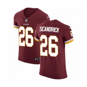 Men's Nike Washington Redskins #26 Orlando Scandrick Burgundy Red Team Color Vapor Untouchable Elite Player NFL Jersey