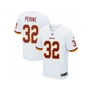 Men's Nike Washington Redskins #32 Samaje Perine Elite White NFL Jersey