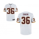 Men's Nike Washington Redskins #36 Su'a Cravens Elite White NFL Jersey