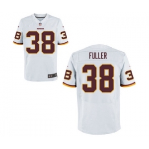 Men's Nike Washington Redskins #38 Kendall Fuller Elite White NFL Jersey