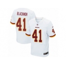 Men's Nike Washington Redskins #41 Will Blackmon Elite White NFL Jersey