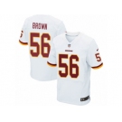 Men's Nike Washington Redskins #56 Zach Brown Elite White NFL Jersey