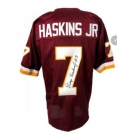 Men's Nike Washington Redskins #7 Dwayne Haskins JR Elite Burgundy Red Team Color NFL Jersey[ signature]