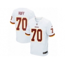 Men's Nike Washington Redskins #70 Sam Huff Elite White NFL Jersey