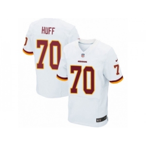 Men's Nike Washington Redskins #70 Sam Huff Elite White NFL Jersey