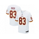 Men's Nike Washington Redskins #83 Brian Quick Elite White NFL Jersey