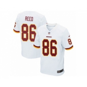Men's Nike Washington Redskins #86 Jordan Reed Elite White NFL Jersey