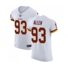 Men's Nike Washington Redskins #93 Jonathan Allen White Vapor Untouchable Elite Player NFL Jersey