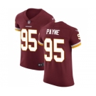 Men's Nike Washington Redskins #95 Da'Ron Payne Burgundy Red Team Color Vapor Untouchable Elite Player NFL Jersey