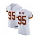 Men's Nike Washington Redskins #95 Da'Ron Payne White Vapor Untouchable Elite Player NFL Jersey