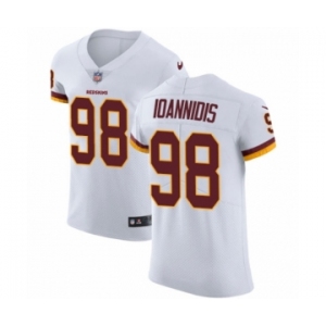 Men's Nike Washington Redskins #98 Matt Ioannidis White Vapor Untouchable Elite Player NFL Jersey