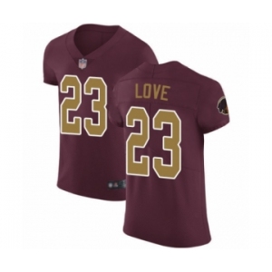 Men's Washington Redskins #23 Bryce Love Burgundy Red Alternate Vapor Untouchable Elite Player Football Jersey