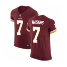 Men's Washington Redskins #7 Dwayne Haskins Burgundy Red Team Color Vapor Untouchable Elite Player Football Jersey