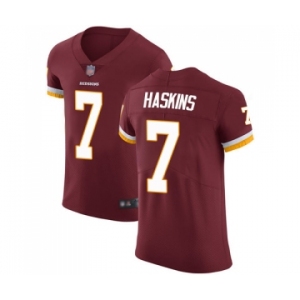 Men's Washington Redskins #7 Dwayne Haskins Burgundy Red Team Color Vapor Untouchable Elite Player Football Jersey