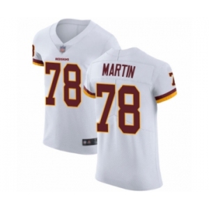 Men's Washington Redskins #78 Wes Martin White Vapor Untouchable Elite Player Football Jersey