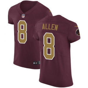 Nike Redskins #8 Kyle Allen Burgundy Red Alternate Men's Stitched NFL New Elite Jersey