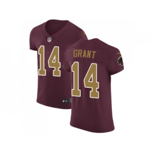 Nike Washington Redskins #14 Ryan Grant Burgundy Red Alternate Men Stitched NFL Vapor Untouchable Elite Jersey