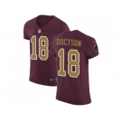 Nike Washington Redskins #18 Josh Doctson Burgundy Red Alternate Men Stitched NFL Vapor Untouchable Elite Jersey