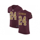 Nike Washington Redskins #24 Josh Norman Burgundy Red Alternate Men Stitched NFL Vapor Untouchable Elite Jersey